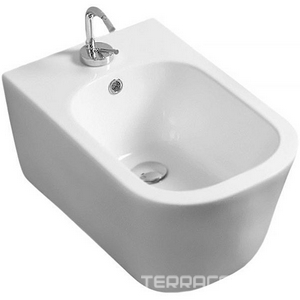 Биде подвесное 54х35см, крепёж арт.WB9N в компл., (цв.белый матовый),  ZZ Kerasan Tribeca 512530