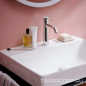 Смеситель для раковины, 110, без д/к, (цв.хром),  ZZ Hansgrohe Tecturis S 73311000
