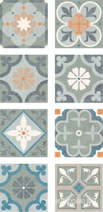 Керамическая плитка DeShun Ceramics Art Decor MIX  DC13 20x20 Комбинированный 