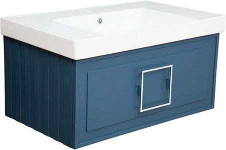 Ручка для тумбы/пенала, 168х168х25мм, (металл цв.хром),  ZZ La Fenice Cubo FNC-04-CUB-C-168