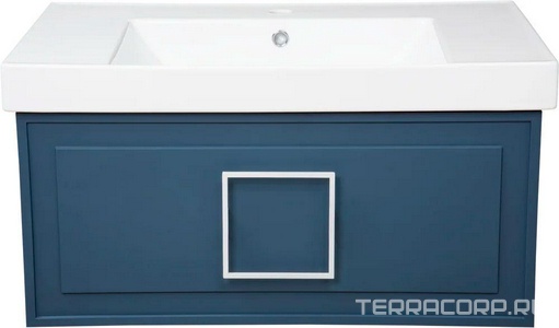 Ручка для тумбы/пенала, 168х168х25мм, (металл цв.хром),  ZZ La Fenice Cubo FNC-04-CUB-C-168