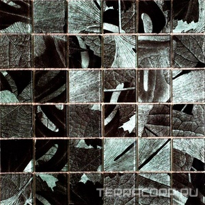 Мозаика Мастера Керамики Glass Мозаика PM4002  (чип 48x48) 30х30 Черный 