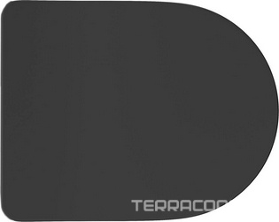 Сиденье для унитаза, с микролифтом, (цв.черный матовый), Ovo / Cone ZZ