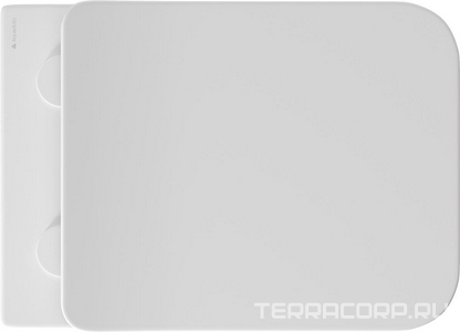 Унитаз подвесной 520х370мм, безободковый, сиденье с микролифтом, крепёж в компл., (цв.белый матовый),  Aqueduto Macio MAC0120