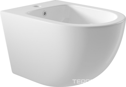 Биде подвесное 525х365мм, крепёж в компл., (цв.белый глянец),  Aqueduto Ovo OVO0310