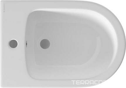 Биде подвесное 525х365мм, крепёж в компл., (цв.белый глянец),  Aqueduto Ovo OVO0310