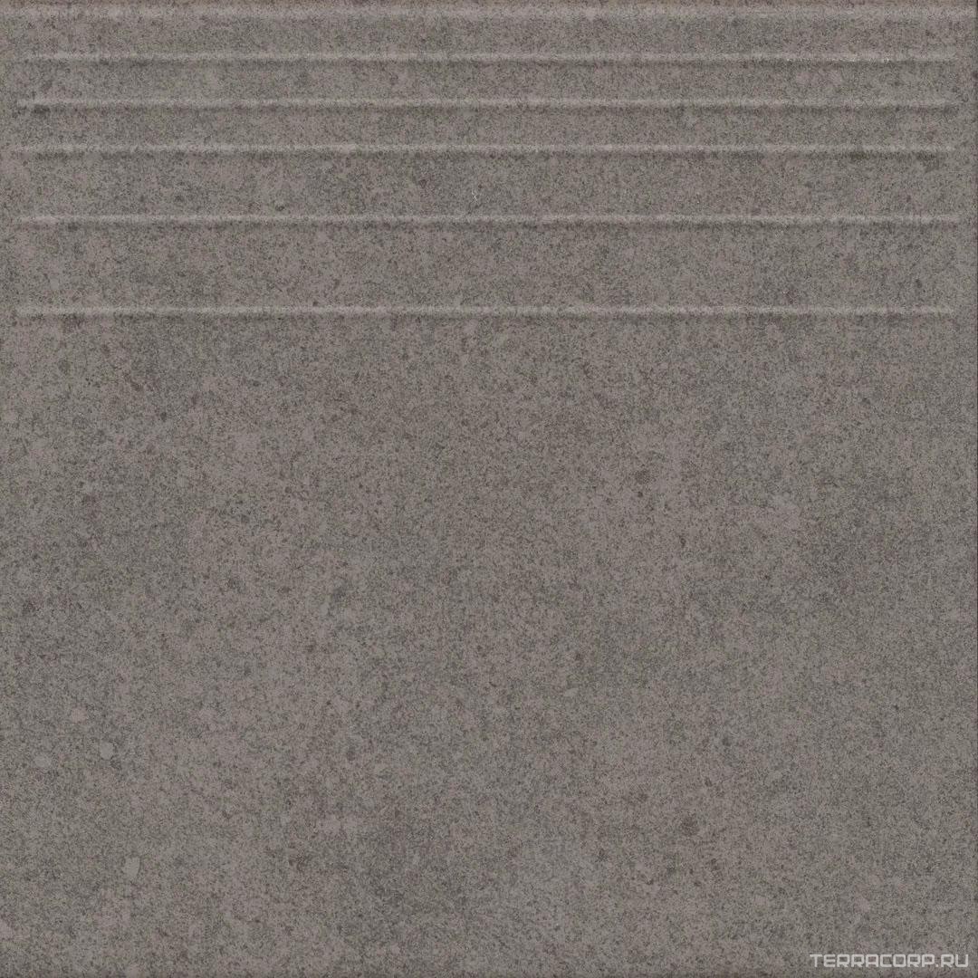 Керамогранит Kerama Marazzi Базис серый ступени матовый 30х30 Серый, фото 3