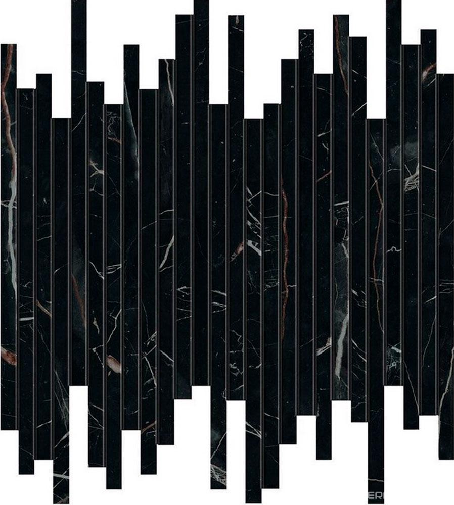 Керамогранит Atlas Concorde Italy Marvel Dream Marvel Black Atlantis Line Lapp. 30.5x26 Черный, фото 3