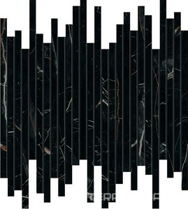 Керамогранит Atlas Concorde Italy Marvel Dream Marvel Black Atlantis Line Lapp. 30.5x26 Черный 