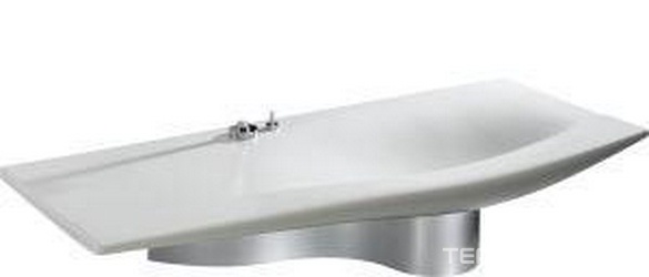 Столешница 120х52 см, с отв.д/смес., донный клапан с рычажком в комплекте XX