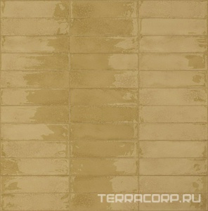 Керамическая плитка AtlasConcorde Россия RINASCENTE RESIN Rin. Resin Ambra Brick Murano/Ринашенте Резин Амбра Брик Мурано 7,5x30 Желтый 