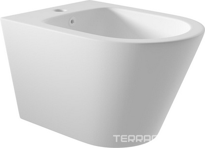 Биде подвесное 525х365мм, крепёж в компл., (цв.белый матовый),  ZZ Aqueduto Cone CON0320