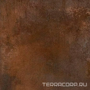 Керамогранит Kerama Marazzi Surface Laboratory /Кортен коричневый обрезной ZZ119,5x119,5 Коричневый 