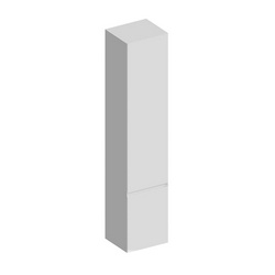 Пенал CUBO подвесной левый 165, белый матовый ZZ