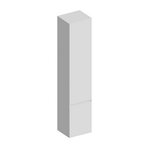 Пенал CUBO подвесной левый 165, белый матовый ZZ Kerama Marazzi Cubo CUB.165Lh\WHT.M
