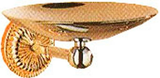 Мыльница настенная, металл. d 150mm (цв. золото (Dore)) Cygne ZZ
