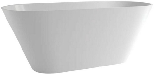 Ванна 1610х680хh620мм, отдельностоящая, интегрир.слив перелив, д/к в цвет ванны в компл.,(иск.камень Soft rock цв.белый мат), Selena ZZ