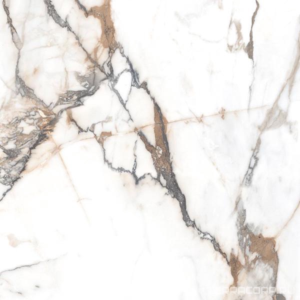Керамогранит Alpas Euro Eco Marble 6582 Polished 60x60 Белый, фото 6