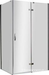 BERGAMO-W-AH-1-90/100-C-Cr-R Душевой уголок | ZZ