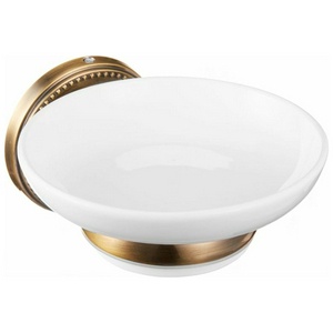 Мыльница для ванной настенная, цв.бронза XX Fora Real FOR-RE036