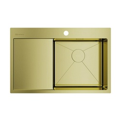 Мойка кухонная Omoikiri Akisame 78-LG-R светлое золото| 51x78x20
