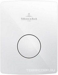 Клавиша ручного смыва воды писсуара (высококачественный пластик цв.белый), ViConnect U100 ZZ