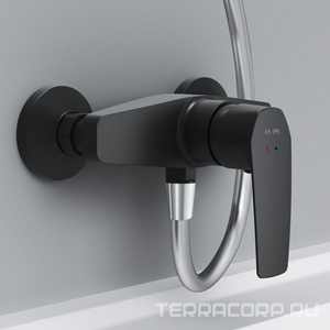 Смеситель для душа , цв.черный матовый, ZZ AMPM Gem F90A20022