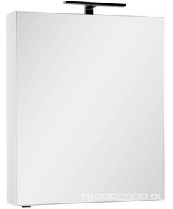 Зеркало-шкаф  70, 700x170x850 мм, цв.белый, крепеж в комплекте ZZ Aquanet Алвита 184038