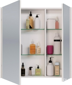 Зеркало-шкаф PRIME- 70 см, цв.белый KL Dreja Prime 99.9305