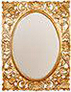 Зеркало прямоугольное в дерев. резной раме 73хh95см, (цв. oro), крепёж в компл., Tiffany ZZ Tiffany Универсал TW01939