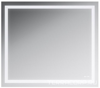 Зеркало , 80 см, с LED подсветкой по периметру AMPM Gem M91AMOX0801WG