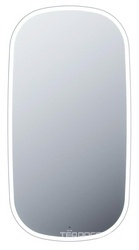Зеркало Func 65x124см, прямоугольное с окрыглыми краями, с контурной LED-подсветкой, ИК- сенсором