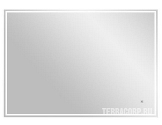 Зеркало 60х80 см, универсальный монтаж, LED подсветка с сенсорным выключателем