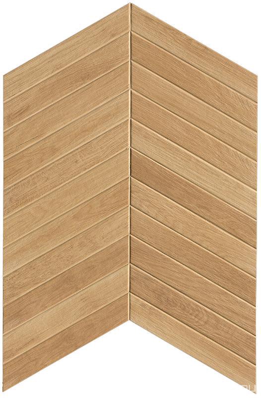 Керамическая плитка FAP Ceramiche Roots Chevron Honey 7.5x45 Бежевый, фото 4