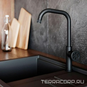 Смеситель для кухни IDDIS  GRABL00i05, черный, ZZ Iddis Grange GRABL00i05