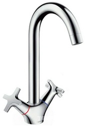 Смеситель Hansgrohe Logis Classic 71285000 для кухонной мойки| 17x28x18
