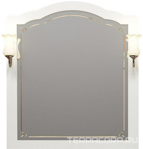 Зеркало  100, 960x1031x22 мм, цвет белый без патины, БЕЗ светил. н. 93950, крепеж в комплекте ZZ Opadiris Лоренцо Z0000008465