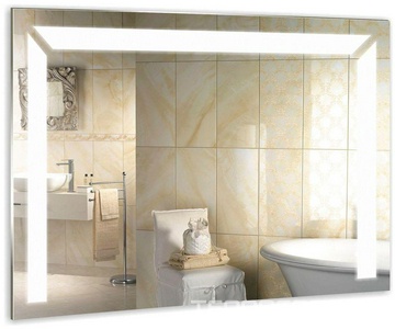 Зеркало с подсветкой 75хh53.5 см, крепеж в комплекте ZZ Mixline Стиль 525403