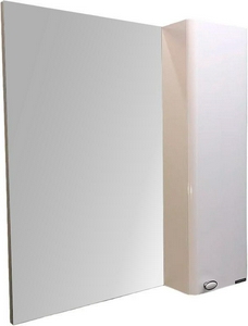 Зеркало-шкаф ""-80 см, цв.белый ZZ Comforty Неаполь 00004147561