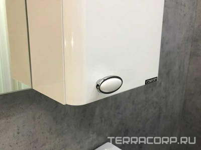 Зеркало-шкаф ""-80 см, цв.белый ZZ Comforty Неаполь 00004147561