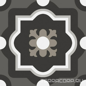 Керамогранит Sant Agostino Patchwork  Black&White 04 ZZ20x20 Комбинированный 