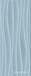 Керамическая плитка Gracia ceramica Aqua Monocolor sugar blue wall 01 25х60 Голубой 