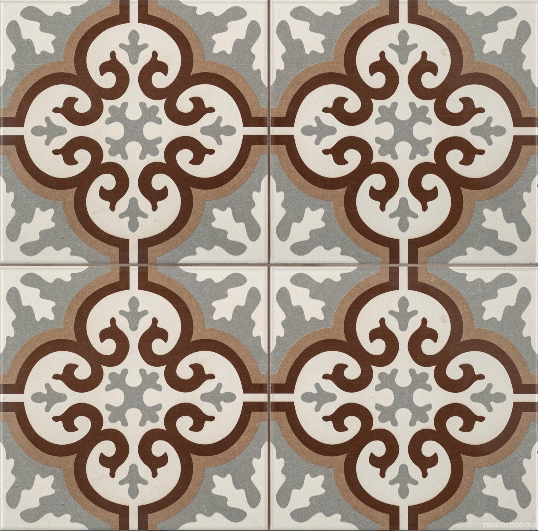 Керамогранит Etili Seramic Patchwork Manisa Red Pre-Cut 45x45 Красный, фото 3
