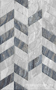 Керамическая плитка Gracia ceramica Стрим  сер низ 03 25x40 Серый 