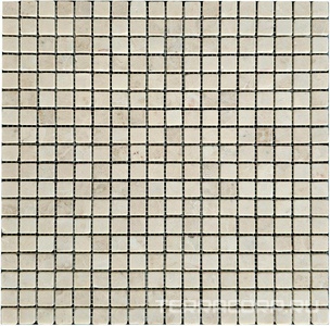 Мозаика Мастера Керамики Glass Мозаика 321 Cappucino, (чип 15х15 мм)  30,5х30,5х4 мм, на сетке матовая Серо-коричневый 