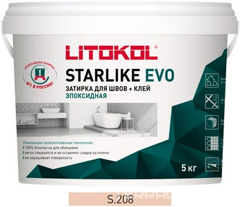 Затирка  SABBIA S.208  5 кг. ZZ Litokol Starlike EVO S208/5