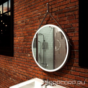 Зеркало Art&Max  65 белый ремень, Art&Max ZZ Art & Max Milan AM-Mil-650-DS-F