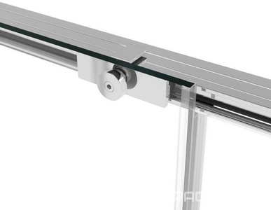 Душевой уголок 1100х900хh2000мм, прямоуг., правый/левый, (стекло прозрачное 6мм Easy Clean, фурн.цв.хром),  ZZ Vincea Slim Soft VSR-1SS9011CL