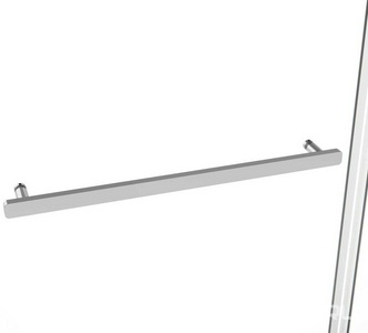 Душевой уголок 1100х900хh2000мм, прямоуг., правый/левый, (стекло прозрачное 6мм Easy Clean, фурн.цв.хром),  ZZ Vincea Slim Soft VSR-1SS9011CL
