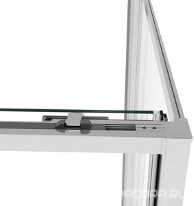 Душевой уголок 1100х900хh2000мм, прямоуг., правый/левый, (стекло прозрачное 6мм Easy Clean, фурн.цв.хром),  ZZ Vincea Slim Soft VSR-1SS9011CL